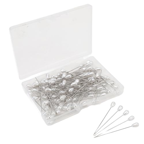 Edelstahl Gerade Stift für Hochzeitskleidempfixe, Haarklammern mit Klarem Aufbewahrungsfall, Multifunktional, Einzigartiges Design, Tragbar Edelstahl Gerade Stift für Hochzeitskleidempfixe, Haarklammern mit Klarem Aufbewahrungsfall, Multifunktional, Einzigartiges Design, Tragbar von BAOFUYA