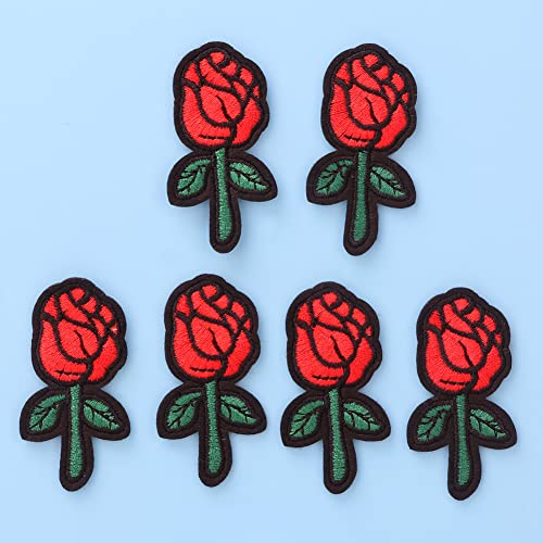 Gestickter Patch -Nähaufkleber, 6pcs/Set -Stoffabzeichen, DIY Schmuckstücke Spezialform Design, Schmücken Ihre Kleidung, Hüte, Taschen, Jacken, Hemden mit Bunte Dekoration für, (#5) von BAOFUYA