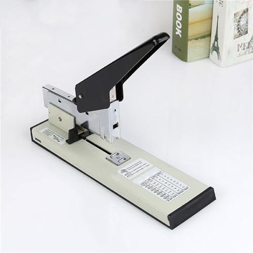 Hochleistungs Großes Metall -Malt -Griff Stahlheime, Bequemer Grip -Büro -Hefter mit Papierspeisskala und Papierstopper, Geeignet für Klassenzimmer, Heim- oder Desktop -Gebrauch Hochleistungs Großes Metall -Malt -Griff Stahlheime, Bequemer Grip -Büro -Hefter mit Papierspeisskala und Papierstopper, Geeignet für Klassenzimmer, Heim- oder Desktop -Gebrauch von BAOFUYA