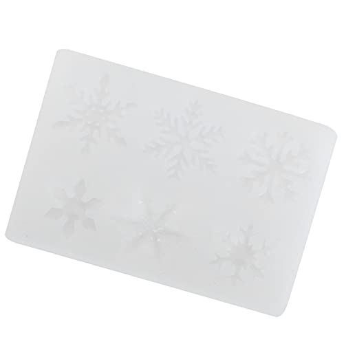 Snowflake-Muster Silikonform, DIY-Kristallküchenwerkzeuge, Umweltfreundliche Ungiftige Wiederverwendbare Backfondant-Fudge-Kuchen-Dekorationen mit Umweltfreundlichem Material Ideal für den Winter Snowflake-Muster Silikonform, DIY-Kristallküchenwerkzeuge, Umweltfreundliche Ungiftige Wiederverwendbare Backfondant-Fudge-Kuchen-Dekorationen mit Umweltfreundlichem Material Ideal für den Winter von BAOFUYA
