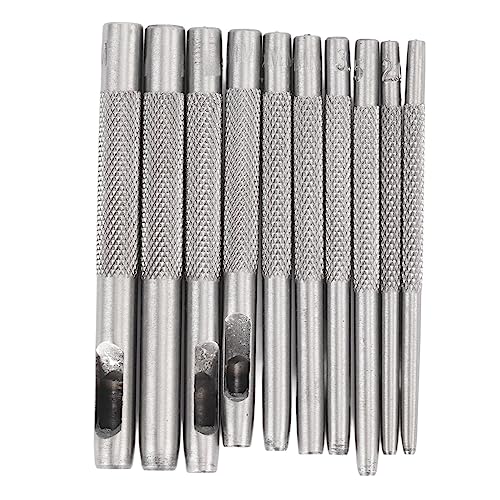 Stahlhöhle Leder -Punch -Set, Wärme Behandeltes Kohlenstoffstahl Stanzwerkzeug, Leicht zu Bohren für Lederhandwerkskleidung, Plattierter Runder Lochpunsch Stahlhöhle Leder -Punch -Set, Wärme Behandeltes Kohlenstoffstahl Stanzwerkzeug, Leicht zu Bohren für Lederhandwerkskleidung, Plattierter Runder Lochpunsch von BAOFUYA