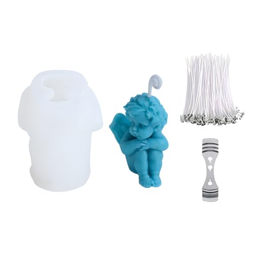 BAOHUAHU gießformen silikon, silikonformen gießformen, kerzen selber machen set, 3D DIY Silikonform Kerzengießform und Dochtset, Dochthalter BAOHUAHU gießformen silikon, silikonformen gießformen, kerzen selber machen set, 3D DIY Silikonform Kerzengießform und Dochtset, Dochthalter von BAOHUAHU