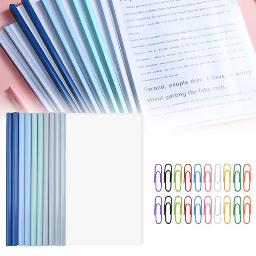 A4 Sliding Bar Binder,10Stk A4 Kunststoff Bericht Abdeckungen,Transparente Schiebe Ordner,Klar Berichtsordner,Bericht Abdeckungen Ordner,Transparente Dokumentenordner,für Büro,Zuhause,Schule A4 Sliding Bar Binder,10Stk A4 Kunststoff Bericht Abdeckungen,Transparente Schiebe Ordner,Klar Berichtsordner,Bericht Abdeckungen Ordner,Transparente Dokumentenordner,für Büro,Zuhause,Schule von BAOSROY