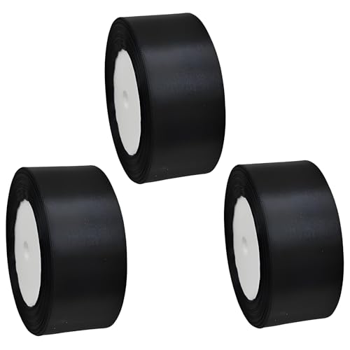 BAPPKON Doppelseitiges Satinband, 40 mm x 22 m, 2 Rollen Band für Geschenkverpackungen, Hochzeitsdekoration, Basteln, Haarschleifen und Kuchendekoration, Weihnachten BAPPKON Doppelseitiges Satinband, 40 mm x 22 m, 2 Rollen Band für Geschenkverpackungen, Hochzeitsdekoration, Basteln, Haarschleifen und Kuchendekoration, Weihnachten von BAPPKON