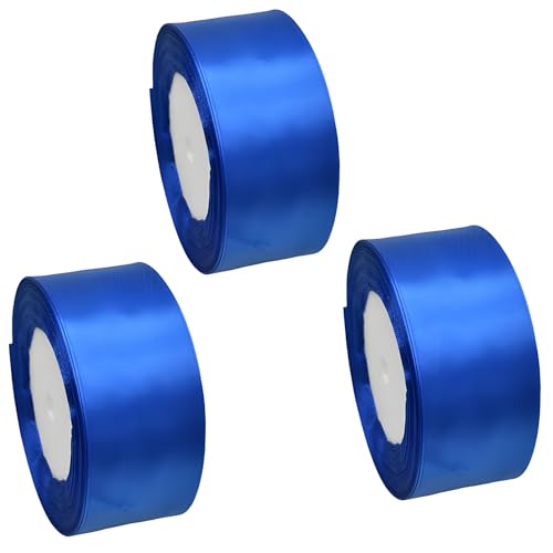BAPPKON Doppelseitiges Satinband, 40 mm x 22 m, 2 Rollen Band für Geschenkverpackungen, Hochzeitsdekoration, Basteln, Haarschleifen und Kuchendekoration, Weihnachten BAPPKON Doppelseitiges Satinband, 40 mm x 22 m, 2 Rollen Band für Geschenkverpackungen, Hochzeitsdekoration, Basteln, Haarschleifen und Kuchendekoration, Weihnachten von BAPPKON