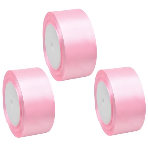 BAPPKON Doppelseitiges Satinband, 40 mm x 22 m, 2 Rollen Band für Geschenkverpackungen, Hochzeitsdekoration, Basteln, Haarschleifen und Kuchendekoration, Weihnachten BAPPKON Doppelseitiges Satinband, 40 mm x 22 m, 2 Rollen Band für Geschenkverpackungen, Hochzeitsdekoration, Basteln, Haarschleifen und Kuchendekoration, Weihnachten von BAPPKON