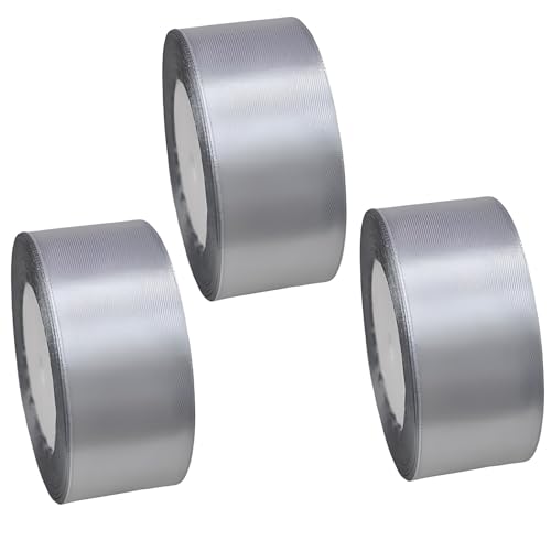 BAPPKON Doppelseitiges Satinband, 40 mm x 22 m, 2 Rollen Band für Geschenkverpackungen, Hochzeitsdekoration, Basteln, Haarschleifen und Kuchendekoration, Weihnachten BAPPKON Doppelseitiges Satinband, 40 mm x 22 m, 2 Rollen Band für Geschenkverpackungen, Hochzeitsdekoration, Basteln, Haarschleifen und Kuchendekoration, Weihnachten von BAPPKON