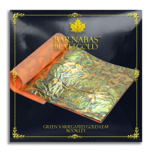 Barnabas Schattiertes Blattgold - Grün, 14 X 14cm, 25 Blätter in Blattsammlung Barnabas Schattiertes Blattgold - Grün, 14 X 14cm, 25 Blätter in Blattsammlung von BARNABAS BLATTGOLD