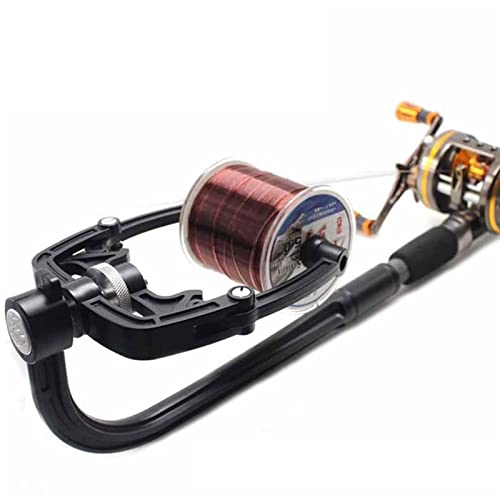 Elektrischer Wickler, Angelschnur Winder Spooler Maschine Spinnrolle Spooling Station System Tragbares Multifunktions-Handwickelspulen-Kabelwerkzeug für Spiralen, Motorspulen, Gitarren-Tonabnehmerspu von BASSFLY