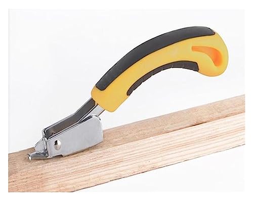 Nagelpistole, 3-Wege-Möbelhefter mit manueller, robuster Handnagelpistole for Einrahmen mit 1000 Heftklammern für Werkstatt und Haus(Nail puller) von BASSFLY