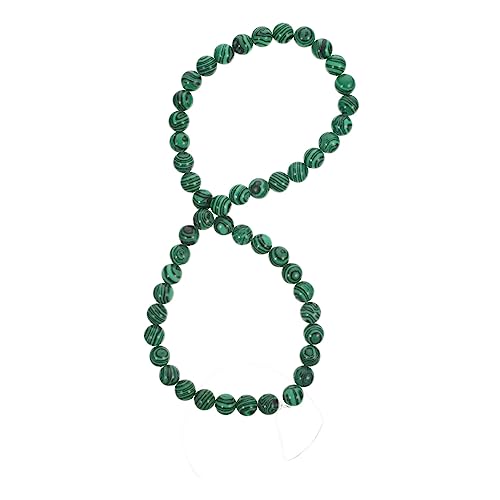 BATHVEVE 1 Malachit Armbandperlen Rund Schmuck Edelsteinperlen Lose Perlen Natursteinperlen Lose Steinperlen Perlen Mit Großem Loch Abstandsperlen Armbandherstellung Perlen Für von BATHVEVE