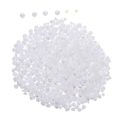 BATHVEVE 1 Packung Kunstperlen-nagel-charms Mit Flacher Rückseite Aus Kunstharz, Perlen Für Nagelkunst, Halbperlen Für Handyhüllen, Dekorationen Mit Flacher Rückseite, Perlen Und BATHVEVE 1 Packung Kunstperlen-nagel-charms Mit Flacher Rückseite Aus Kunstharz, Perlen Für Nagelkunst, Halbperlen Für Handyhüllen, Dekorationen Mit Flacher Rückseite, Perlen Und von BATHVEVE