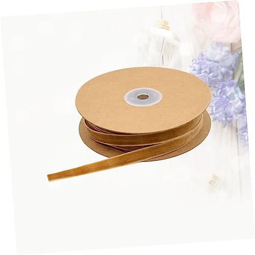 BATHVEVE 1 Rolle Beflockungsband Bänder Umwickeln Nähen Samtband Stoff Dünn Basteln Benutzerdefiniertes Band Bänder Für Handwerk Schleife Band Zum Verpacken Coffee BATHVEVE 1 Rolle Beflockungsband Bänder Umwickeln Nähen Samtband Stoff Dünn Basteln Benutzerdefiniertes Band Bänder Für Handwerk Schleife Band Zum Verpacken Coffee von BATHVEVE