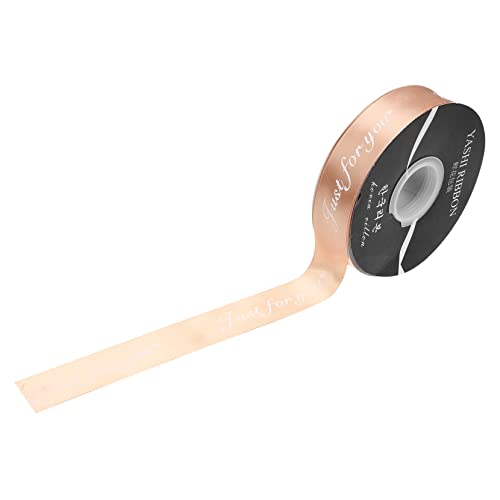 BATHVEVE 1 Rolle Briefband Seidig Band Zum Basteln Rosafarbenes Geschenkband Schleife Für Hochzeitsfeier Dekoratives Geschenkband Dekoratives Band Für Blumensträuße Khaki Polyester von BATHVEVE