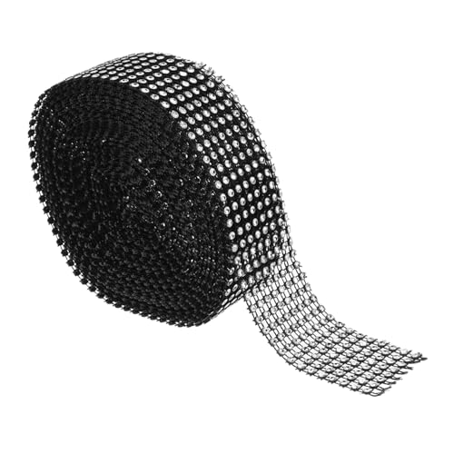 BATHVEVE 1 Rolle Rhinestone Band Selbstklebend Glitzerndes Dekorationsband für DIY Hochzeit Kostüme Basteln Reihig Schwarz mit Silber Individuell Zuschneidbar für Feierlichkeiten und BATHVEVE 1 Rolle Rhinestone Band Selbstklebend Glitzerndes Dekorationsband für DIY Hochzeit Kostüme Basteln Reihig Schwarz mit Silber Individuell Zuschneidbar für Feierlichkeiten und von BATHVEVE