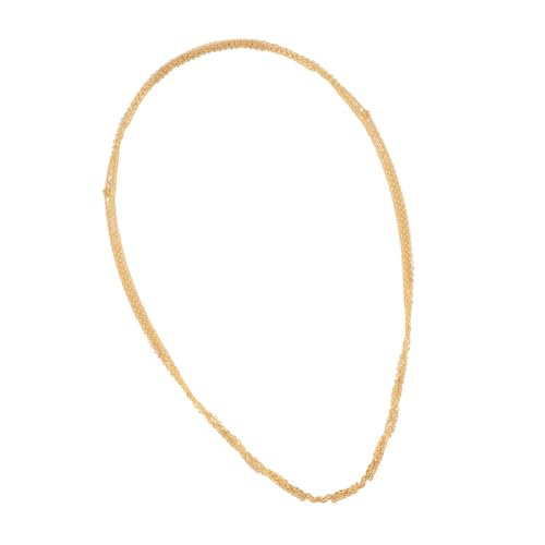 BATHVEVE 1 Rolle Schmuckkette handgefertigtes Material s925-Kette Dekorationskette Golden von BATHVEVE