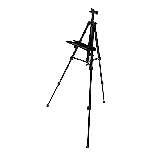 BATHVEVE 1 Satz Faltbare Künstler Staffelei mit Verstellbarem Ständer und Ablage Stabiler Dreieckrahmen Aluminium für Outdoor Nutzung für Malerei und Präsentationen BATHVEVE 1 Satz Faltbare Künstler Staffelei mit Verstellbarem Ständer und Ablage Stabiler Dreieckrahmen Aluminium für Outdoor Nutzung für Malerei und Präsentationen von BATHVEVE