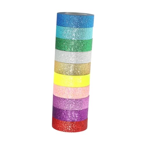 BATHVEVE 1 Satz Glitzerband Handwerk Abdeckband für Art.-Nr schmücken Bußgeld Kunst dekoratives klebeband selber machen aus papierband selber machen Papierband Flüsterpapier von BATHVEVE