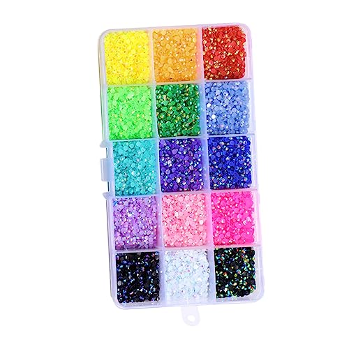 BATHVEVE 1 Schachtel Nagelbohrer Strasssteine Nagelkunst- Nageldekor nail decoration nail gems nail art steine aufkleber Mini-Flachnageldiamant schicke Nagelkunstverzierung Harzbohrer BATHVEVE 1 Schachtel Nagelbohrer Strasssteine Nagelkunst- Nageldekor nail decoration nail gems nail art steine aufkleber Mini-Flachnageldiamant schicke Nagelkunstverzierung Harzbohrer von BATHVEVE