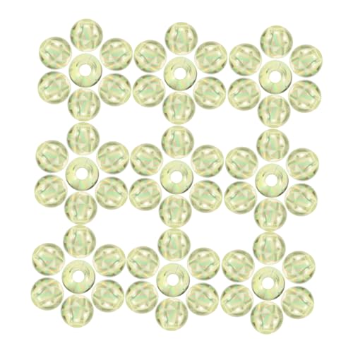 BATHVEVE 1 Set Schillern Runde Perlen DIY Basteln Lose Perlen Für Schmuck Herstellung Armbänder Halsketten Ohrringe Stylische Perlen Kleidungszubehör von BATHVEVE