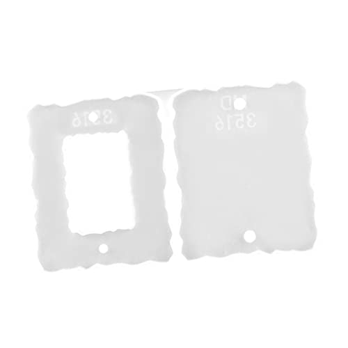BATHVEVE 1 Stück quadratische Fotorahmenform Bilderrahmen für Herstellung kunst DIY Ornament Harzform rahmenform aus silikon selber machen Gießformen aus Kunstharz Kieselgel Weiß BATHVEVE 1 Stück quadratische Fotorahmenform Bilderrahmen für Herstellung kunst DIY Ornament Harzform rahmenform aus silikon selber machen Gießformen aus Kunstharz Kieselgel Weiß von BATHVEVE