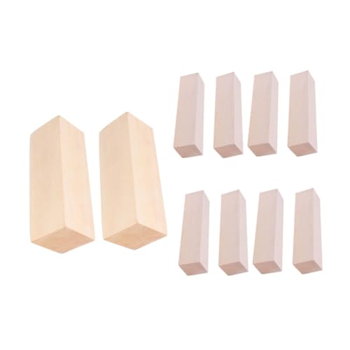 BATHVEVE 10 Stück DIY Holzblöcke Unbearbeitete Holzplanken zum Basteln Rundungen und Glatte Kanten für Sicheres Arbeiten für Kreative Projekte und Schulbasteleien BATHVEVE 10 Stück DIY Holzblöcke Unbearbeitete Holzplanken zum Basteln Rundungen und Glatte Kanten für Sicheres Arbeiten für Kreative Projekte und Schulbasteleien von BATHVEVE