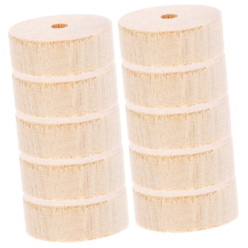 BATHVEVE 10 Stück Miniatur Holzräder für Spielzeugfahrzeuge Kleine Holzräder für DIY Bastelprojekte und Modellbau für Kreative Bastelideen BATHVEVE 10 Stück Miniatur Holzräder für Spielzeugfahrzeuge Kleine Holzräder für DIY Bastelprojekte und Modellbau für Kreative Bastelideen von BATHVEVE