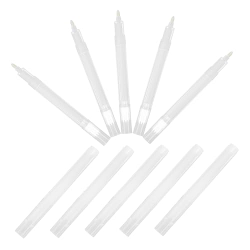 BATHVEVE 10 Stück Nachfüllbare Markierer Leere Acryl Marker für Steinmalerei Keramiken und Graffiti Füllbare Malstifte für Kreative DIY Projekte Ergonomisches Design Vielseitig Einsetzbar von BATHVEVE