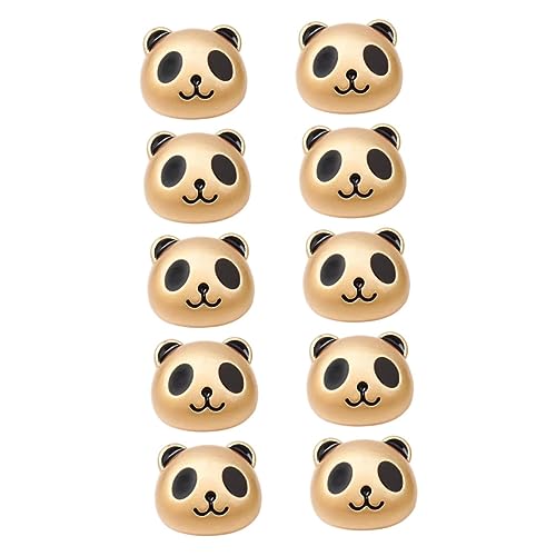 BATHVEVE 10 Stück Panda Design Spacer Perlen für Diy Schmuck Bastelzubehör Einfache und Niedliche Tierperlen für Armbänder und Kreative Projekte BATHVEVE 10 Stück Panda Design Spacer Perlen für Diy Schmuck Bastelzubehör Einfache und Niedliche Tierperlen für Armbänder und Kreative Projekte von BATHVEVE