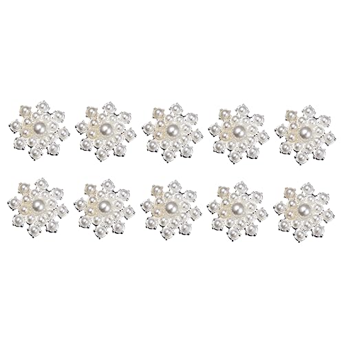 BATHVEVE 10 Stück Pearl Patch Accessoires bastelsachen Blumenformdekor Blumen selber machen Blumendeko selber machen Blumenornamente Silber BATHVEVE 10 Stück Pearl Patch Accessoires bastelsachen Blumenformdekor Blumen selber machen Blumendeko selber machen Blumenornamente Silber von BATHVEVE