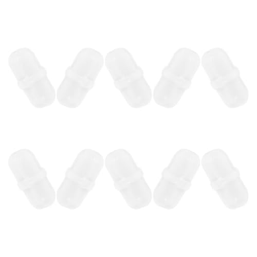 BATHVEVE 10 Stück Ptfe Magnetrührstäbe Robuste und Tragbare Rührstäbe für Laboranwendungen Verbesserte Magnetische Stabilität und Chemische Beständigkeit Geeignet für von BATHVEVE