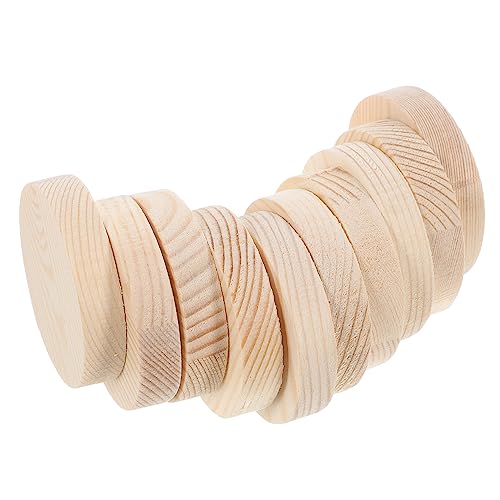 BATHVEVE 10 Stück Teiliges DIY Holzscheiben zum Bemalen Runde Unlackierte Holzplatten für Bastelprojekte Weihnachtsdekoration und Hochzeitsaccessoires Durchmesser Dicke BATHVEVE 10 Stück Teiliges DIY Holzscheiben zum Bemalen Runde Unlackierte Holzplatten für Bastelprojekte Weihnachtsdekoration und Hochzeitsaccessoires Durchmesser Dicke von BATHVEVE