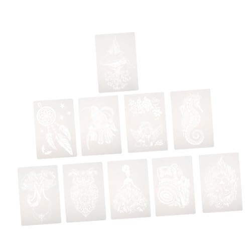 BATHVEVE 10 Stück Tier Zeichenvorlagen Schablonen Für Stoffmalerei Wiederverwendbare Schablonenmalerei Kunstschablonen Hohle Kunstvorlage DIY Kunstschablone Abstrakte DIY BATHVEVE 10 Stück Tier Zeichenvorlagen Schablonen Für Stoffmalerei Wiederverwendbare Schablonenmalerei Kunstschablonen Hohle Kunstvorlage DIY Kunstschablone Abstrakte DIY von BATHVEVE