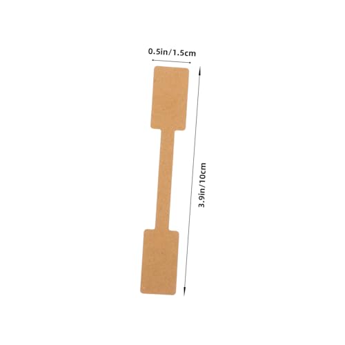 BATHVEVE 100 Blatt Selbstklebende Kraftpapier Preisschilder Packung Blanko Schmuck Preisetiketten zum Beschriften Vielseitig für Ringe Kleidung Kunsthandwerk und Lagerverwaltung BATHVEVE 100 Blatt Selbstklebende Kraftpapier Preisschilder Packung Blanko Schmuck Preisetiketten zum Beschriften Vielseitig für Ringe Kleidung Kunsthandwerk und Lagerverwaltung von BATHVEVE