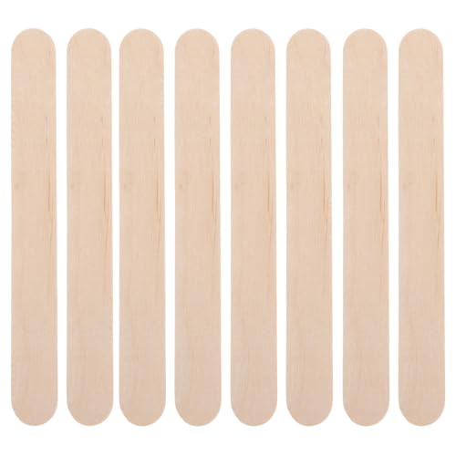 BATHVEVE 100 Stück DIY Holzstäbchen für Kreative Bastelprojekte Umweltfreundliche Glatte Holzstäbchen für Schule Partys und Freizeitaktivitäten BATHVEVE 100 Stück DIY Holzstäbchen für Kreative Bastelprojekte Umweltfreundliche Glatte Holzstäbchen für Schule Partys und Freizeitaktivitäten von BATHVEVE