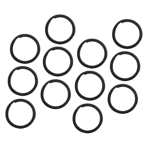 BATHVEVE 100 Stück DIY Schlüsselringe Eisen Schwarze Langlebige Schlüsselanhänger für Bastelprojekte und Kunsthandwerk Einfach zu Verwenden für Gesamte Familie BATHVEVE 100 Stück DIY Schlüsselringe Eisen Schwarze Langlebige Schlüsselanhänger für Bastelprojekte und Kunsthandwerk Einfach zu Verwenden für Gesamte Familie von BATHVEVE