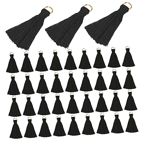 BATHVEVE 100 Stück Mini Quasten Füllringe Schnapsbecher Haushaltsdekor Perlen Aufbewahrungsbehälter DIY Auflaufförmchen Mit Rosa Perlen Und Deckel Buntes Herstellung Von von BATHVEVE