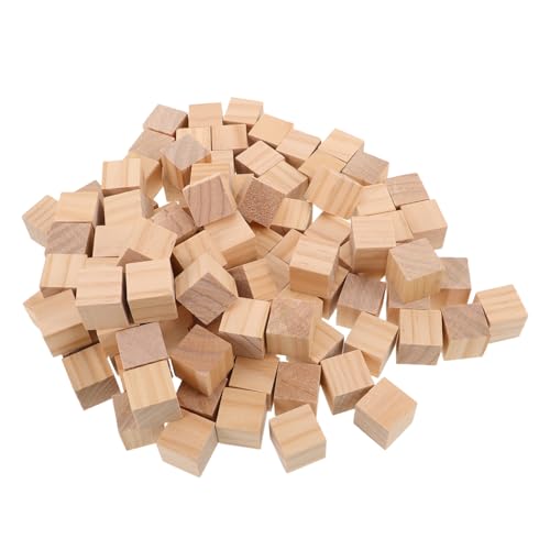 BATHVEVE 100 Stück Unlackierte Holzwürfel Natürliche Quadratische Holzblöcke DIY Bastelrohlinge für Kreative Gestaltung und Pädagogisches Spiel zu Hause Schule Büro BATHVEVE 100 Stück Unlackierte Holzwürfel Natürliche Quadratische Holzblöcke DIY Bastelrohlinge für Kreative Gestaltung und Pädagogisches Spiel zu Hause Schule Büro von BATHVEVE