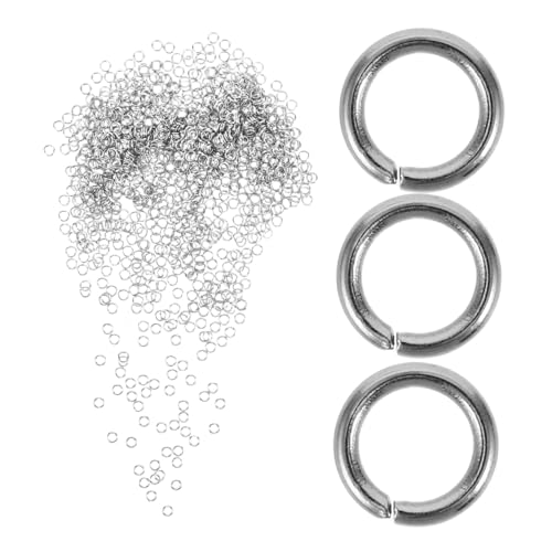 BATHVEVE 1000 Stück Geschlossene Biegeringe Aus Edelstahl Für Heimwerker: Schmuckherstellung, Armband- Und Halskettenmontage Und Glatte Oberfläche BATHVEVE 1000 Stück Geschlossene Biegeringe Aus Edelstahl Für Heimwerker: Schmuckherstellung, Armband- Und Halskettenmontage Und Glatte Oberfläche von BATHVEVE