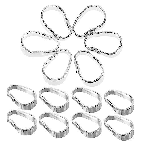 BATHVEVE 100Stücke Anhängerverschlüsse für Handgemachte Schmuckverbindungen Langlebiger Installieren für DIY Projekte und Kreative BATHVEVE 100Stücke Anhängerverschlüsse für Handgemachte Schmuckverbindungen Langlebiger Installieren für DIY Projekte und Kreative von BATHVEVE