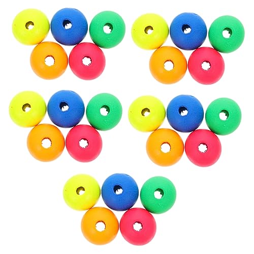 BATHVEVE 100Stücke Bunte Holzperlen DIY Bastelperlen für Schmuck Girlanden und Kreative Projekte Hochwertige Farbenfrohe und Langlebige Holzmaterialien für Einzigartige Handwerksideen BATHVEVE 100Stücke Bunte Holzperlen DIY Bastelperlen für Schmuck Girlanden und Kreative Projekte Hochwertige Farbenfrohe und Langlebige Holzmaterialien für Einzigartige Handwerksideen von BATHVEVE