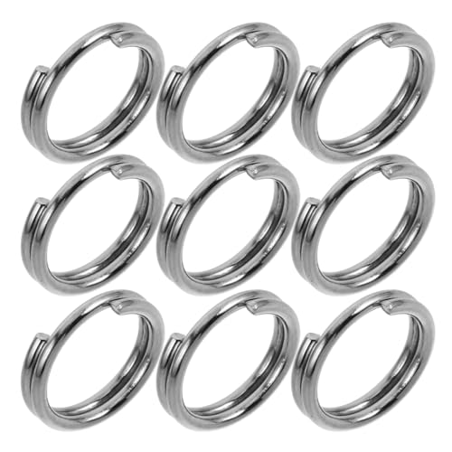 BATHVEVE 100Stücke Schlüsselanhänger Ringe Langlebige DIY Ringe für Schlüsselbund Offene Ringe für Einfache Handhabung und Sichere Verbindung für Bastelarbeiten BATHVEVE 100Stücke Schlüsselanhänger Ringe Langlebige DIY Ringe für Schlüsselbund Offene Ringe für Einfache Handhabung und Sichere Verbindung für Bastelarbeiten von BATHVEVE