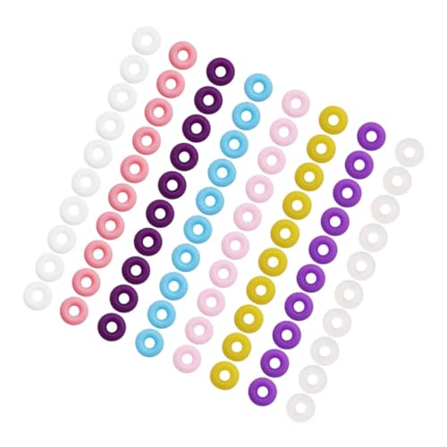 BATHVEVE 100Stücke Silikon Stopperringe für Schmuckherstellung für Halsketten und Armbänder Wiederverwendbare DIY Zubehörteile Bunten Farben für Projekte BATHVEVE 100Stücke Silikon Stopperringe für Schmuckherstellung für Halsketten und Armbänder Wiederverwendbare DIY Zubehörteile Bunten Farben für Projekte von BATHVEVE