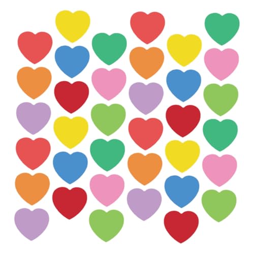 BATHVEVE 108 Stück Herzförmige Papierschablonen Farben für Diy Dekorationen Valentinstag Hochzeiten und Bastelprojekte Beschriftbar für Persönliche Botschaften BATHVEVE 108 Stück Herzförmige Papierschablonen Farben für Diy Dekorationen Valentinstag Hochzeiten und Bastelprojekte Beschriftbar für Persönliche Botschaften von BATHVEVE