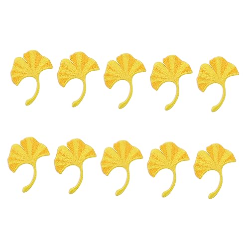 BATHVEVE 10Stücke Ginkgo Aufnäher DIY Stickerei Patches zum Aufbügeln für Bekleidung Taschen und Dekoration Selbstklebende Flicken für Styles BATHVEVE 10Stücke Ginkgo Aufnäher DIY Stickerei Patches zum Aufbügeln für Bekleidung Taschen und Dekoration Selbstklebende Flicken für Styles von BATHVEVE