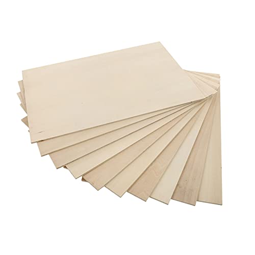 BATHVEVE 10Stücke Lindenholz Sperrholzplatten für DIY Unvollendete Holzstücke zum Bastelmaterial für Brandmalerei und Projekte für Künstler BATHVEVE 10Stücke Lindenholz Sperrholzplatten für DIY Unvollendete Holzstücke zum Bastelmaterial für Brandmalerei und Projekte für Künstler von BATHVEVE