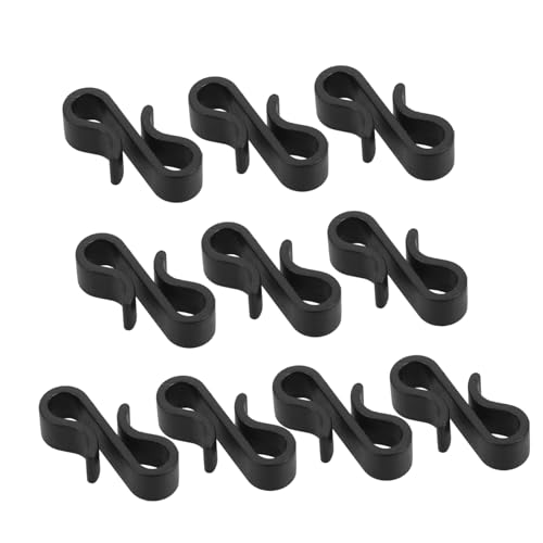 BATHVEVE 10Stücke S Förmige Weihnachtslicht Clips Wetterfeste Haken für Außenlichterketten Vielseitige Halter für Weihnachtsbaum und Dekoration Einfache Installation Langlebig und Stark BATHVEVE 10Stücke S Förmige Weihnachtslicht Clips Wetterfeste Haken für Außenlichterketten Vielseitige Halter für Weihnachtsbaum und Dekoration Einfache Installation Langlebig und Stark von BATHVEVE