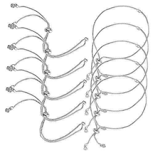 BATHVEVE 10Stücke Teiliges DIY Einstellbares Armbandset Geometrische Minimalistische Dekoration für Frauen zu Geburtstagen und Feiertagen von BATHVEVE