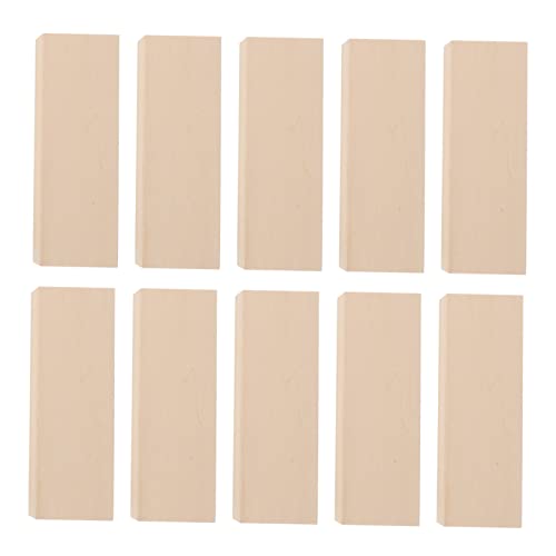 BATHVEVE 10Stücke Unfertige DIY Holzblöcke Basswood Handwerksprojekte Bastelplatte für Dekoration und Kunsthandwerk BATHVEVE 10Stücke Unfertige DIY Holzblöcke Basswood Handwerksprojekte Bastelplatte für Dekoration und Kunsthandwerk von BATHVEVE