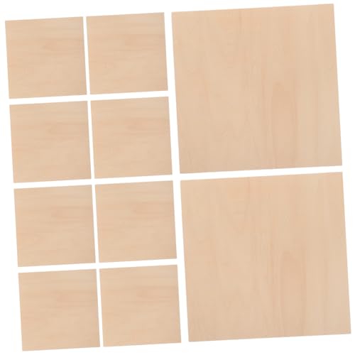 BATHVEVE 10Stücke Unvollendete Holzplatten Basswood Quadratische Holzblätter für DIY Handwerksprojekte Schnitzbare Holzstücke zum Basteln und Vielseitig BATHVEVE 10Stücke Unvollendete Holzplatten Basswood Quadratische Holzblätter für DIY Handwerksprojekte Schnitzbare Holzstücke zum Basteln und Vielseitig von BATHVEVE